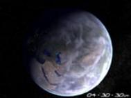 Home Planet Earth 3D Screensaver screenshot